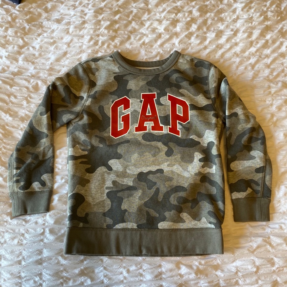 Gap Boys Camo Sweatshirt
